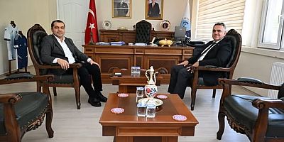 Elazığ Emniyet Müdürü Karan Keban Kaymakamı Onur'u ziyaret etti