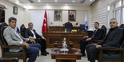 Elazığ Gençlik ve Spor İl Müdürü  Eren,Keban Kaymakamı Onur’u ziyaret etti
