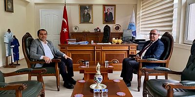 Elazığ İl Tarım ve Orman Müdürü Taşkesen, Keban Kaymakamı Onur’u  ziyaret etti
