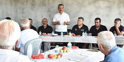 Elazığ Milletvekili Keleş Üçağaç Köyünde vatandaşlarla bir araya geldi