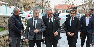 Elazığ Milli Eğitim Müdürü Şahin,Ağın Belediye Başkan Çakar'ı ziyaret etti