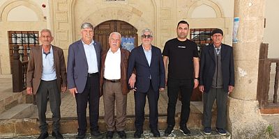 Elazığ Müftüsü  Bingöl, Karlıova Kaymakamı  Bıçak,Elazığ Teiaş 13. Bölge Müdürü  Saraç Keban ziyaret etti