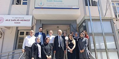 Elazığ Sağlık Müdürü  Gecekuşu Keban Toplum Sağlığı Merkezini ziyaret etti