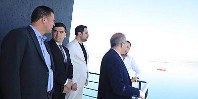 Elazığ Valisi Hatipoğlu Keban Barajında Balık üretim tesislerini ziyaret etti