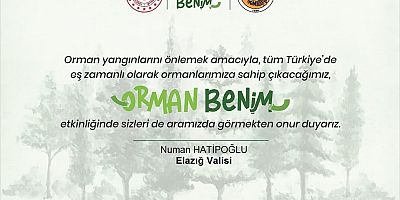 Elazığ Valisi Hatipoğlu Yarın Keban'da 