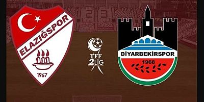 ELAZIĞSPOR : 0,DİYARBEKİRSPOR : 0