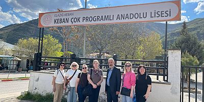 Erasmus  Litvanya ekibi Keban'da  mesleki çalışmaları yerinde gözlemledi