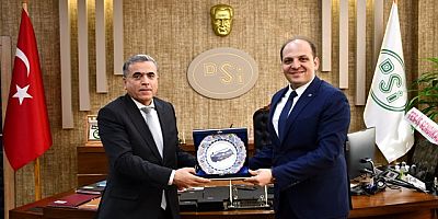 EÜAŞ Keban Müdürü Bekir Kaya DSİ Bölge Müdürü Açıkgöz’e hayırlı olsun ziyareti