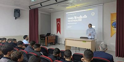 Fırat Üniversitesi Akademisyeninden Keban'da Lise Öğrencilerine İş Sağlığı ve Güvenliği Eğitimi
