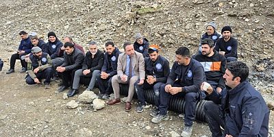 Hizmet-İş Sendikası Elazığ Şube Başkanı Arpa Keban'da üyeler ile bir araya geldi