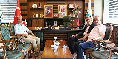İl Genel Meclis Başkanı Çelik ve İl Genel Meclis Üyesi Ağın Başkan Çakar'ı ziyaret etti