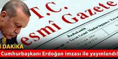 İlçe Kaymakamları değişti ,Atama kararları Resmi Gazete’de yayımlandı