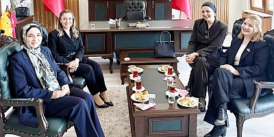 Keban Adliyesi Yargı Mensupları  Ağın Kaymakamı Yılmaz'ı ziyaret ettiler