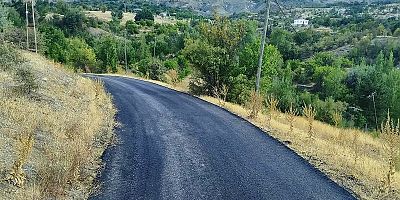 Keban Akgömlek-Piran Köyü yolu asfalt bakım onarımı yapıldı