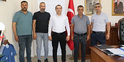 Keban Altınkürek Derneği Kaymakam Onur'a hayırlı olsun ziyareti