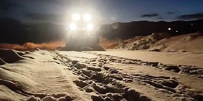 Keban Aşağıçakmak-Güneytepe ve Piran Köylerinde  yolunda Kar Temizlemesi yapıldı