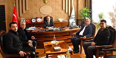 Keban Belediye Başkanı Doğan, DSİ Bölge Müdürü Açıkgöz'ü ziyaret etti