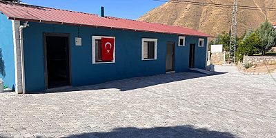 Keban Belediyesi Fırat Mahallesi Muhtarlık Binası, Lavaboları ve Çevre düzenlemesini tamamladı