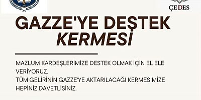 Keban Çok Programlı Anadolu Lisesi'nden Gazze'ye Destek Kermesi