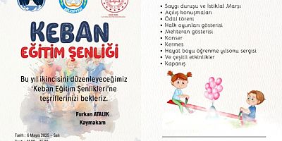 Keban'da 2. Eğitim Şenliği düzenlenecek