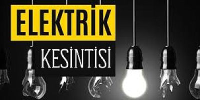 Keban'da 22 Kasım elektrik kesintisi olacak yerler 