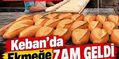 Keban'da Ekmeğe zam geldi