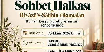 Keban'da Hanımlara Yönelik İlim, Hikmet ve Sohbet Halkası Başlıyor