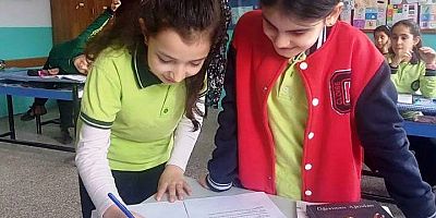 Keban'da öğrenciler  