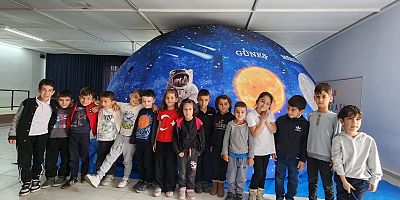 Keban'da Öğrenciler Uzayı okula getirdi