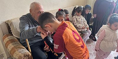 Keban'da öğrenciler Yaşlılar haftası ziyareti yaptılar