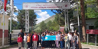 Keban'da Öğrencilere Fidan dikimi ve hastalıkları etkinliği düzenlendi