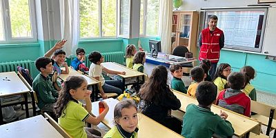 Keban’da okullarda Kan Bağışı Eğitimi düzenlendi