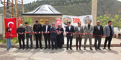 Keban'da Şehit Kemal Aslan Çeşmesi tören ile hizmete girdi