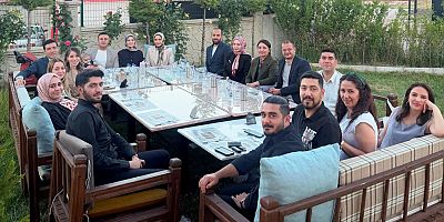 Keban'da Tayinleri Çıkan Kaymakam Atalık ve İlçe Savcılarına Veda yemeği düzenlendi
