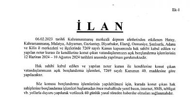 Keban’daki Hak Sahipleri İçin AFAD’dan Borçlandırma Uyarısı