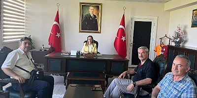 Keban'dan Ağın Kaymakamı Tuğçe Yılmaz'a hoş geldin ziyareti