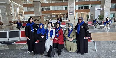 Keban'dan bir grup Umre için Medine'ye uçtu