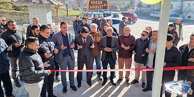 Keban Değirmenbaşı Mahallesine yeni bir  Market  açıldı