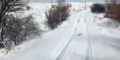 Keban Dürümlü-Mineyük  yolunda Kar Temizlemesi yapıldı