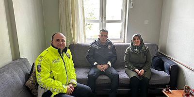 Keban Emniyeti şehit Polis yakınlarını ziyaret etti