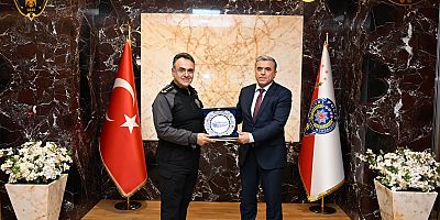 Keban HES İşletme Müdürü Kaya, İl Emniyet Müdürü  Karan'ı ziyaret etti
