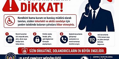 KEBAN İLÇE EMNİYET MÜDÜRLÜĞÜ UYARIYOR