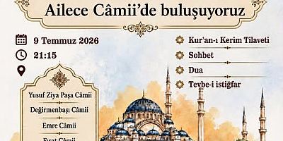 Keban İlçe Müftülüğü “Câmii Aile Buluşması” programı düzenliyor