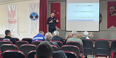 Keban İlçesinde Türkiye Afet Müdahale Planı (TAMP) kapsamında toplantı düzenlendi