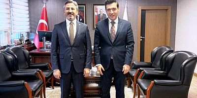 Keban Kaymakamı Atalık Ankara'da Bakan Yardımcısı Aydın ile görüştü