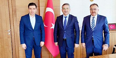 Keban Kaymakamı Atalık, Ankara'da OGM Yardımcısı Çetiner'i  ziyaret etti