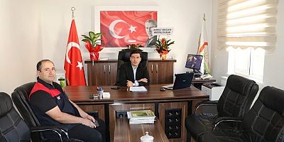Keban Kaymakamı Atalık Yeni Tarım Müdürü Turan'a hayırlı olsun ziyareti