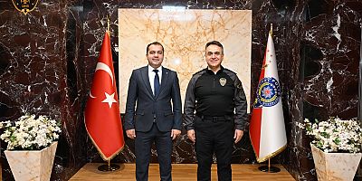 Keban Kaymakamı  Onur Elazığ Emniyet Müdürü Karan'ı ziyaret etti