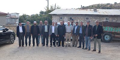 Keban Kaymakamı Onur İlçe'ye bağlı Üçpınar, Gökbelen ve Akçatepe köylerini ziyaret etti