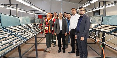 Keban Kaymakamı Onur ,Maden tesislerini ziyaret etti